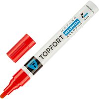 Маркер промышленный лаковый TOPFORT ZP1501 красный 4 мм (1827868)