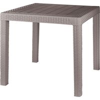 Стол пластиковый Rattan (французский платан, 789х789х701 мм)