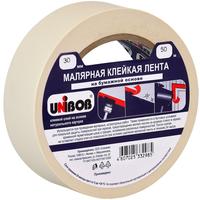 Клейкая лента малярная Unibob легкоудаляемая 30 мм х 50 м