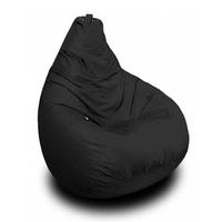 Кресло-мешок бескаркасное черное (ткань оксфорд)