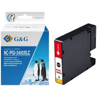 Картридж струйный G&G PGI-2400XL С для Canon голубой совместимый