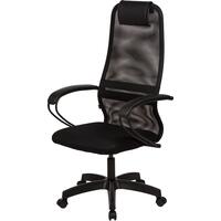 Кресло для руководителя Easy Chair 675 TTW чёрное (сетка/ткань, пластик)