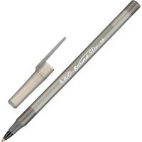 Ручка шариковая неавтоматическая Bic Round Stic черная (толщина линии  0.32 мм)