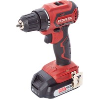 Дрель-шуруповёрт аккумуляторная Redverg RD-S18MBL/U бесщеточная 2 АКБ x  Li-ion (18В, 2 Ач)+ЗУ в кейсе