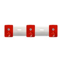 Держатель настенный Haccper Control Point полипропилен/нержавеющая сталь   красный (длина 192 мм)