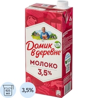 Молоко Домик в Деревне ультрапастеризованное 3.5% 925 мл