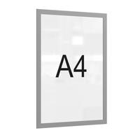 Рамка магнитная А4 Attache серая для металлических поверхностей (5 штук в упаковке)