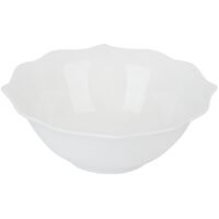 Салатник фарфоровый Nouvelle Home Belle 24 см 1400 мл белый (2 штуки в  упаковке)