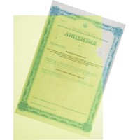 Папка-уголок Attache Neon А4 пластиковая 180 мкм (8 штук в упаковке)