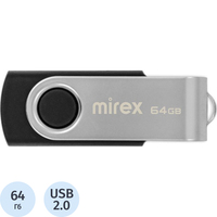 Флешка USB 2.0 64 ГБ Mirex Swivel (13600-FMURUS64)