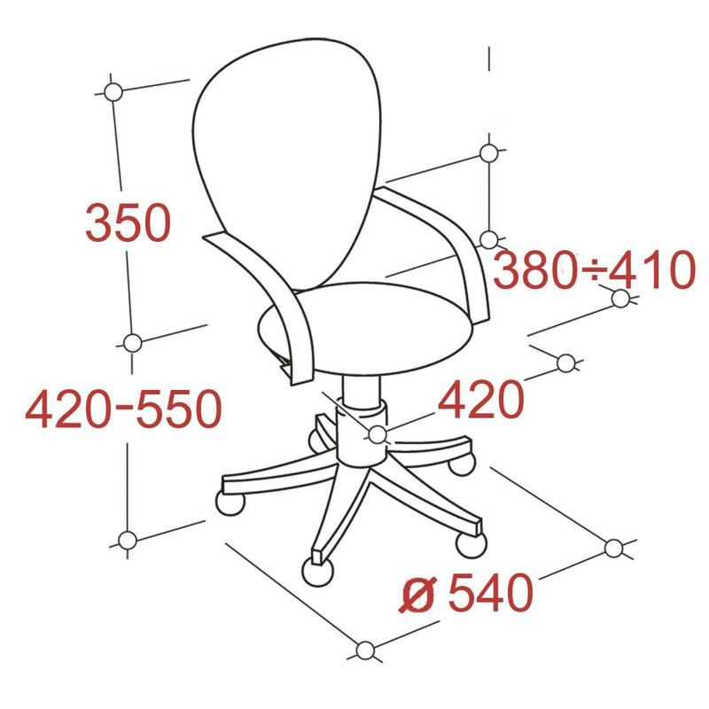 Кресло бюрократ ch w299