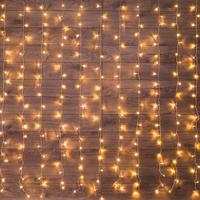 Гирлянда светодиодная Neon-Night Дождь бахрома теплый белый свет 300 светодиодов (2.5x2 м)