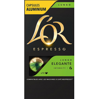 Кофе в капсулах для кофемашин L'or Espresso Lungo Elegante (10 штук в  упаковке)