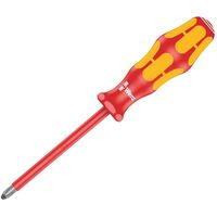 Отвёртка Wera Kraftform Plus 162 i PH2 крестовая 100 мм диэлектрическая  (WE-006154)