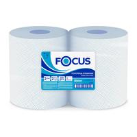 Протирочная бумага Focus Jumbo 5043341 голубая (2 рулона по 350 метров,  33x35 см)