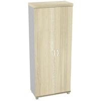 Шкаф для одежды Комус Мебель Easy Director (дуб шамони светлый/серый,  854x445x2105  мм)