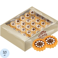 Печенье сдобное Дымка Задумка с вареной сгущенкой 3.1 кг