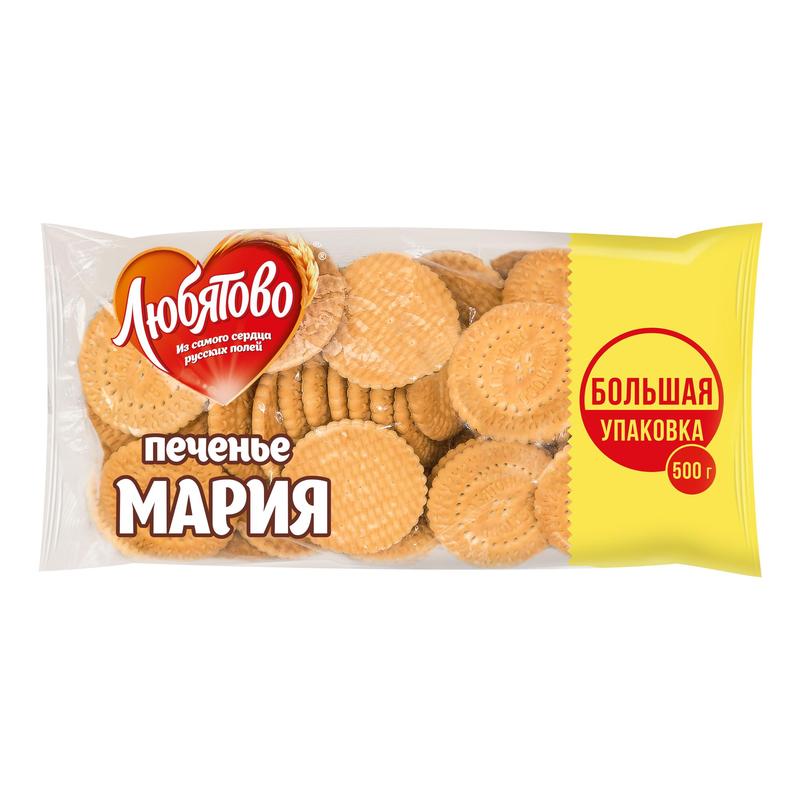 Печенье затяжное Мария традиционное Любятово 156г