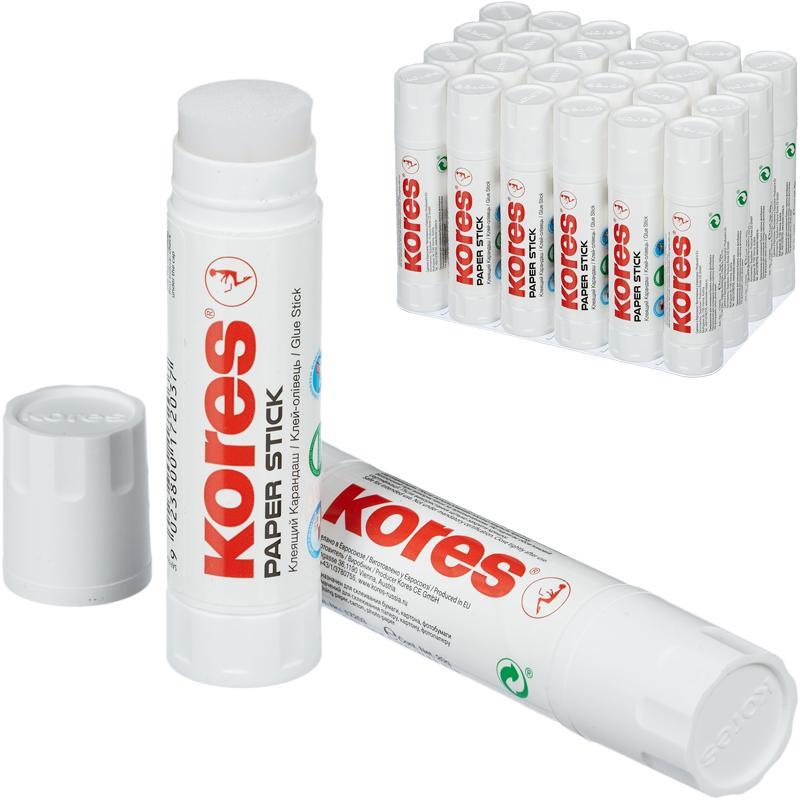 Клей-карандаш Kores Paper Stick 20 г – выгодная цена – купить товар Клей-карандаш Kores Paper Stick 20 г в интернет-магазине Комус