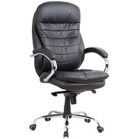Кресло для руководителя Easy Chair 515 MPU чёрное (экокожа,  металл)