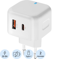 Сетевое зарядное устройство Pero TC10 20 Вт (4603768351061)