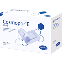 Пластырь-повязка Hartmann Cosmopor E стерильные 10x6 см (25 штук в  упаковке)