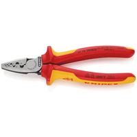 Пресс-клещи для обжима контактных гильз VDE L-180 мм KNIPEX (KN-9778180)