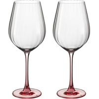 Набор бокалов для красного вина Crystal Bohemia Columba Optic 650 мл (2  штуки в упаковке, 9BL/1SI81/0/72Z93/650-264)