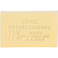 Мыло хозяйственное Ммк 72% 200 г (без обертки)