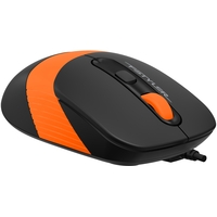 Мышь проводная A4tech Fstyler FM10S черная/оранжевая (FM10S USB ORANGE)