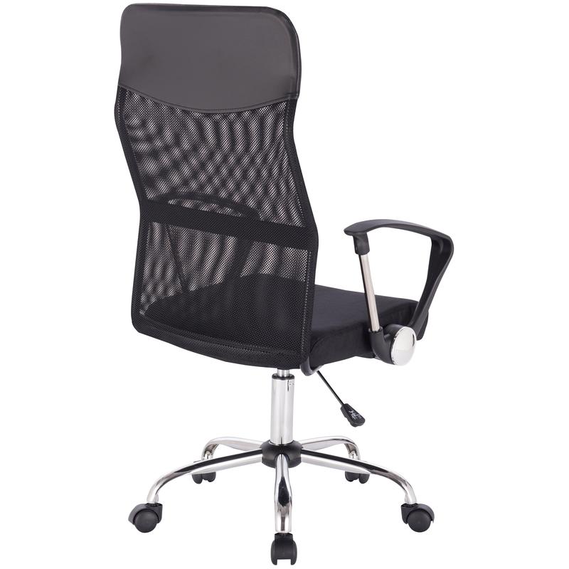 Кресло для руководителя черное искусственная кожа металл easy chair 524 tpu