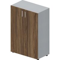 Шкаф для документов Mahia EMMS562TIWN (титан/орех, 800х440х1180 мм)
