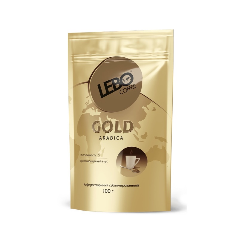 Кофе растворимый Lebo Gold 100 г (пакет) – выгодная цена – купить товар Кофе растворимый Lebo Gold 100 г (пакет) в интернет-магазине Комус