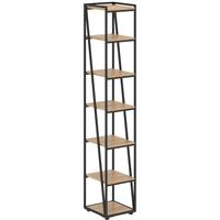 Стеллаж для документов Loftis LMHC 40 (дуб бофорд/черный, 400х430х2253  мм)