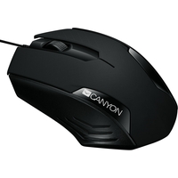 Мышь проводная Canyon CNE-CMS02B черная