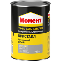 Клей контактный Момент Кристалл универсальный полиуретановый прозрачный  750 мл