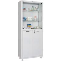 Шкаф медицинский Hilfe МД 2 1670/SG (белый, 700x320x1755 мм)