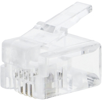 Коннектор TWT TWT-PL12-6P4C/100 RJ-12 cat 3 100 штук в упаковке