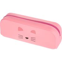 Пенал-косметичка односекционный Комус Класс (№1 School) Kitty розовый