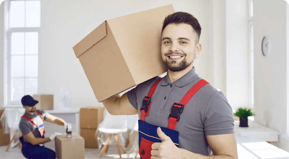 Подъём на этаж и вывоз упаковки