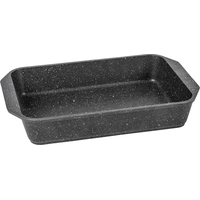 Противень алюминиевый Мечта Гранит Black 33x22x5 см