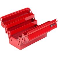 Ящик для инструментов 5 отсеков, раскладной, красный, МАСТАК  (510-05420R)