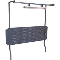 Экран со светильником КМК Toollbox T 1800 (базальтово-серый,  1688х105х1500 мм)
