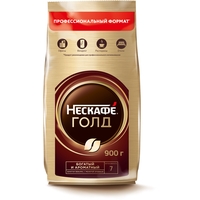Кофе растворимый сублимированный Нескафе Голд 900 г (пакет)