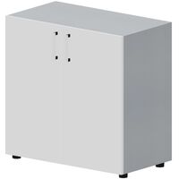 Шкаф для документов Artwood EMLS762TIBL (титан/белый, 800х440х800 мм)