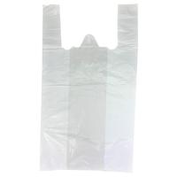 Пакет-майка ПНД 15 мкм белый (30+18х55 см, 100 штук в упаковке)