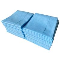 Салфетки одноразовые Гекса нестерильные в сложении 70х80 см (голубые, 40  штук в упаковке)