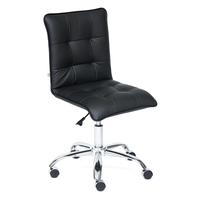 Кресло офисное TetChair Zero чёрное (экокожа, металл)