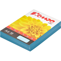 Бумага цветная для печати Комус Color голубая пастель (А4, 80 г/кв.м, 500 листов)
