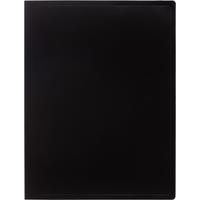Папка файловая на 60 файлов Attache A4 35 мм черная (толщина обложки 0.6 мм)